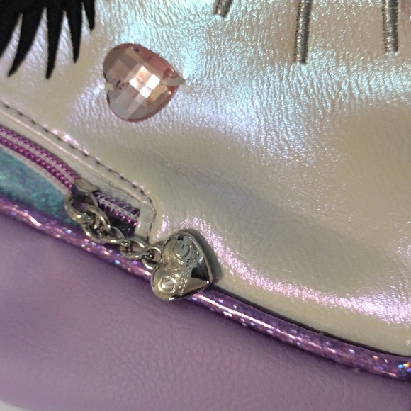 OMG Accessories Girl’s Bella Ombré Butterfly Crown Large Glitter Backpack - Picture 10 of 11